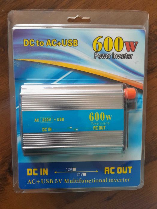 inwerter uniwersalny DC na AC 600W