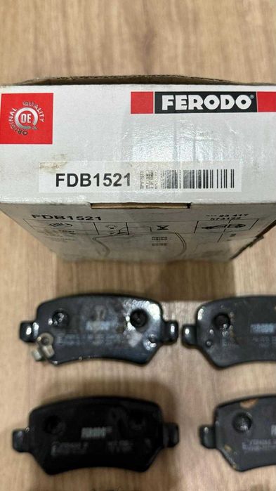 Pastilhas travão usadas Traz Ferodo Premier Fdb1521 -Opel astra H