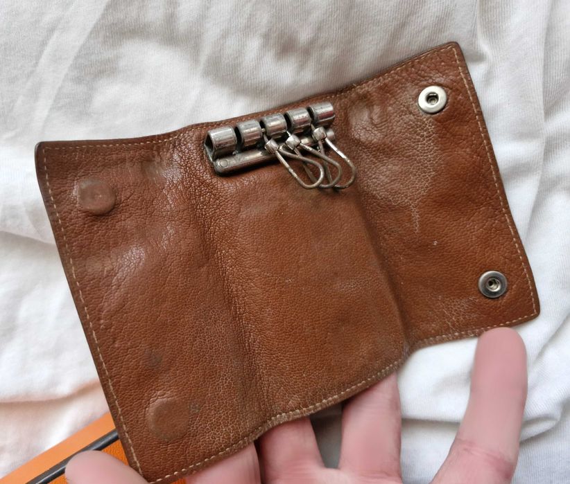 Hermes Etui na Klucze - Brązowe