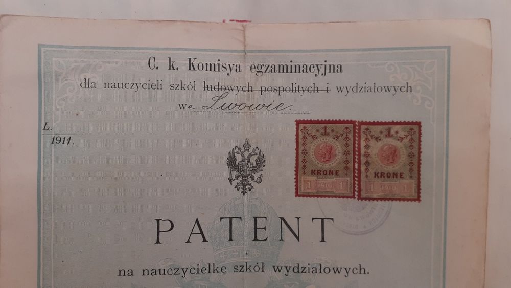 Stare dokumenty - 1911 - LWÓW