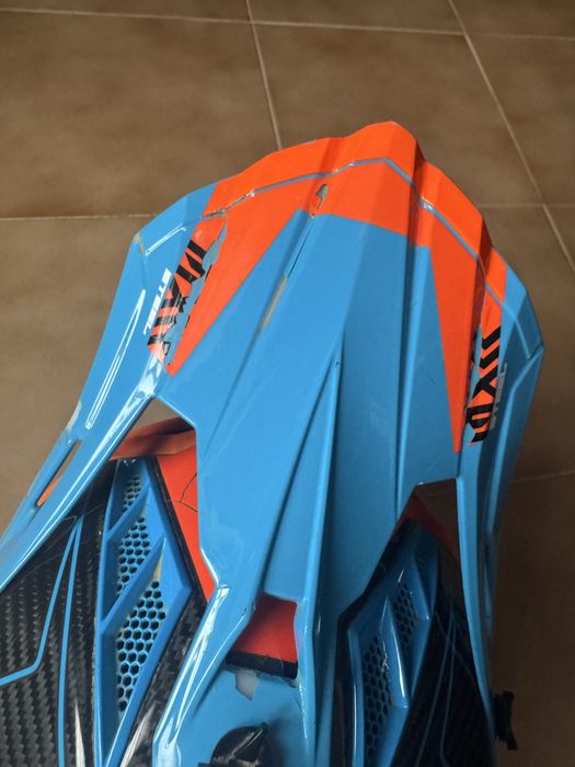 Шлем Acerbis Steel Carbon blue L