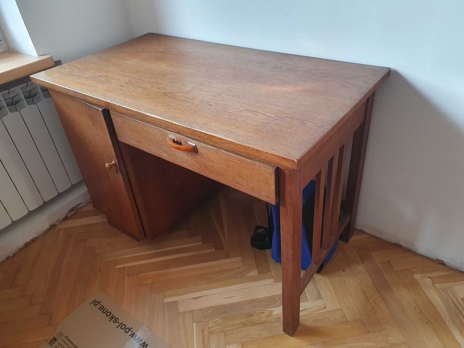 Stare  biurko projektant  Puchała fabryka Głuchołazy