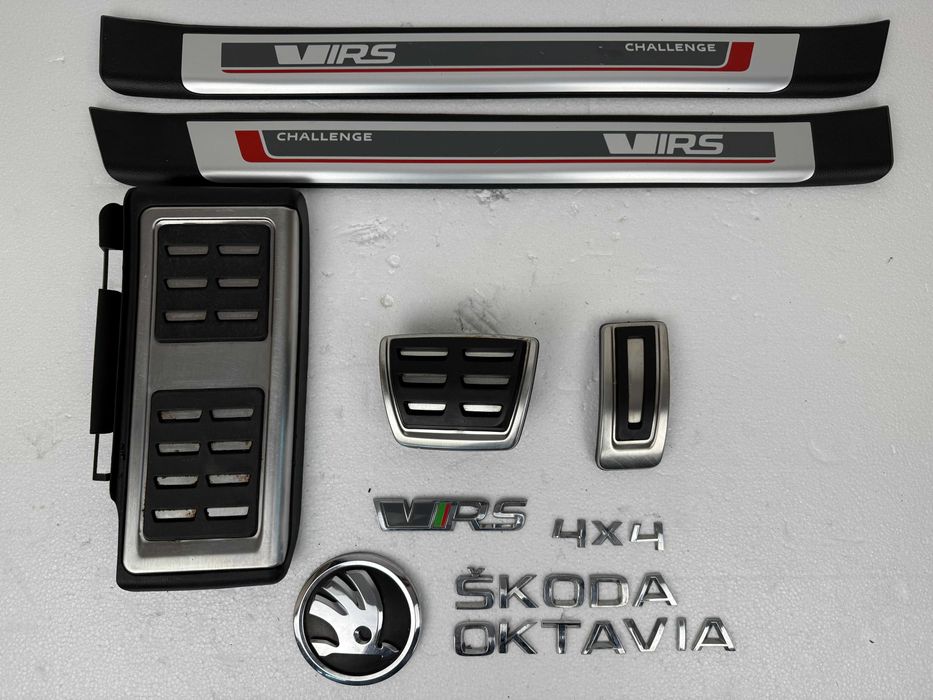 Накладки педалей порогів Skoda Octavia A7 VRS оригінал