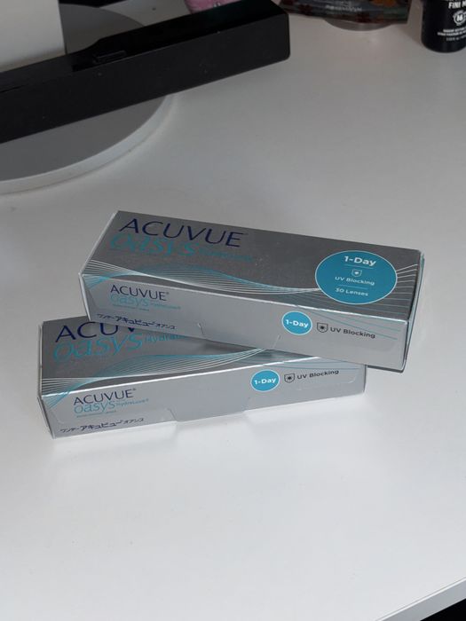 Soczewki kontaktowe jednodniowe Acuvue Oasys