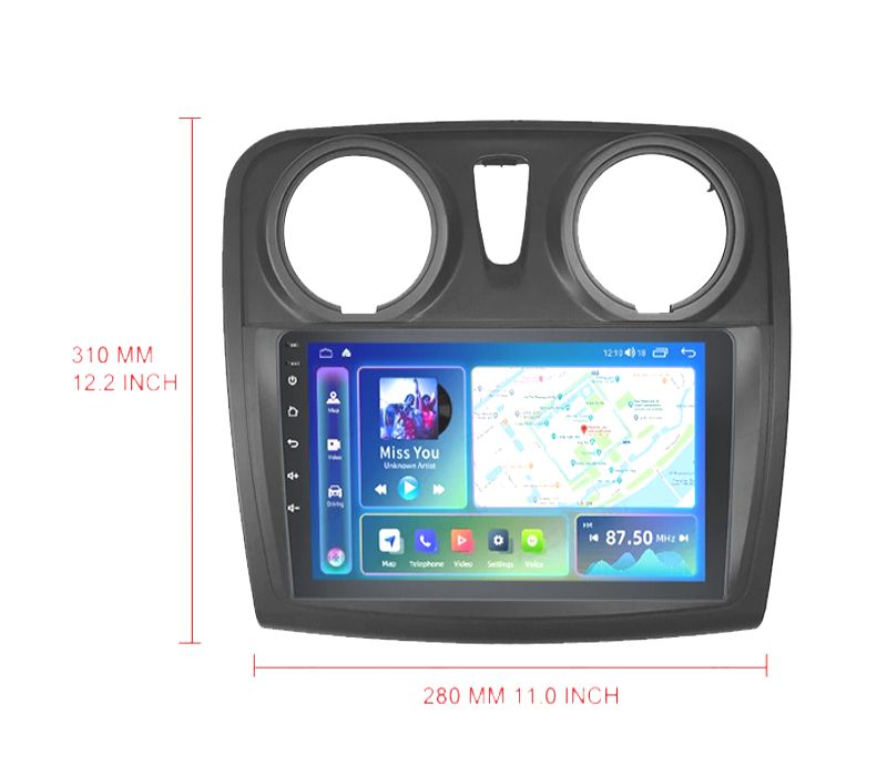 RÁDIO GPS ANDROID 13 DACIA SANDERO 12-16