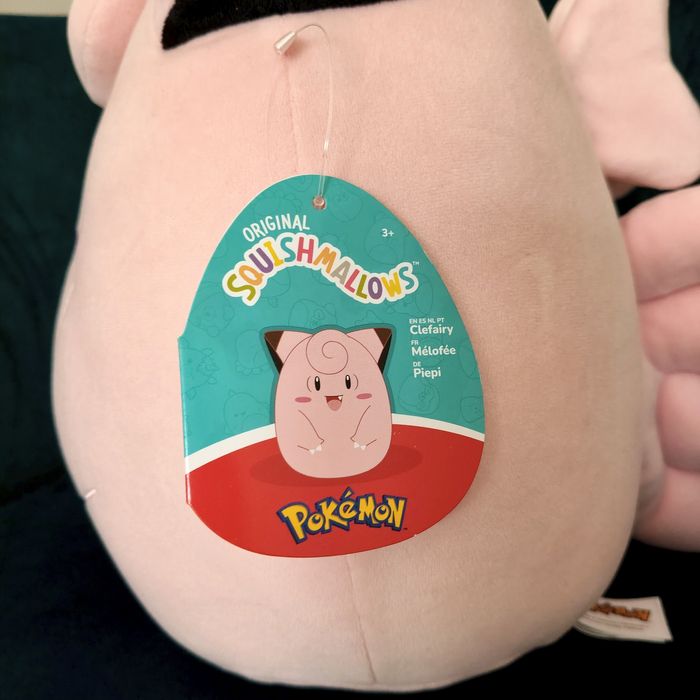 Squishmallows Clefairy Pokémon 25 cm