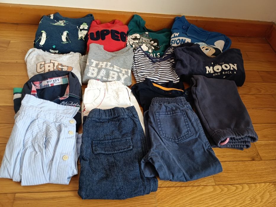 Lote de 1 7peças (12-18m) menino inverno