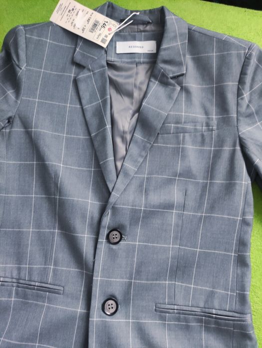 Reserved 146 nowy  garnitur marynarka i spodnie