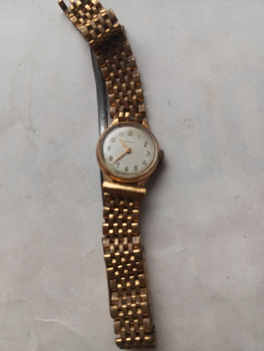 Часы позолоченные Чайка с браслетом АУ СССР