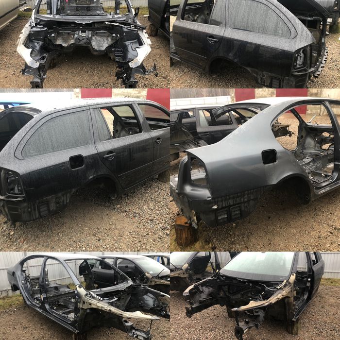 Кузовщина четверть крыло крыша лонжерон порог Шкода Октавия А5