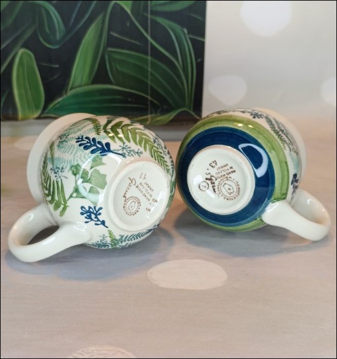 Kubek ceramiczny czeski 300 ml dwupak ceramika Bolesławiec