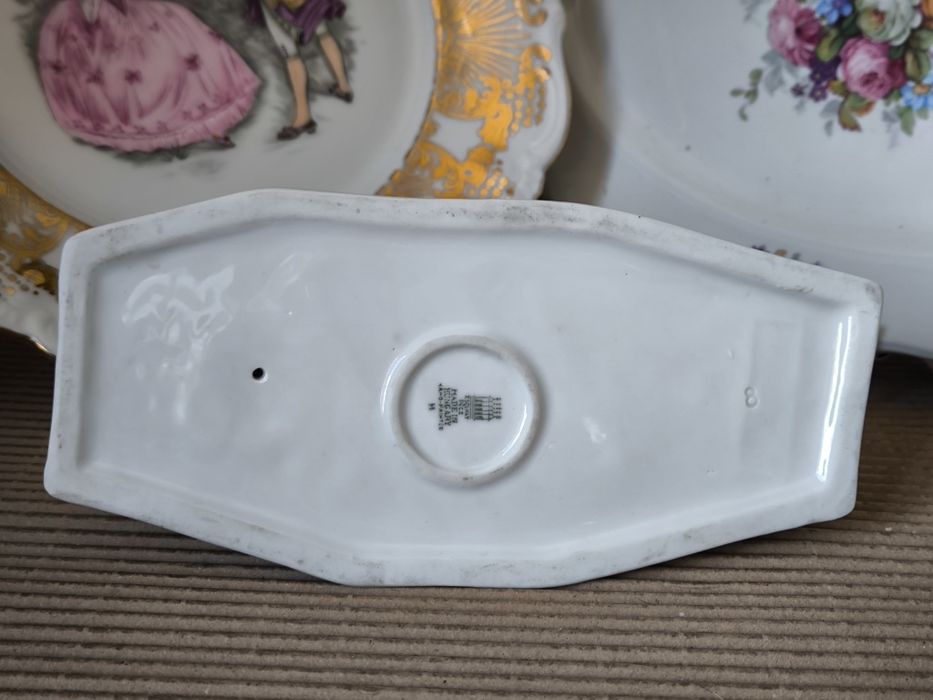 Figurka koty piękna stara porcelana sygnowana
