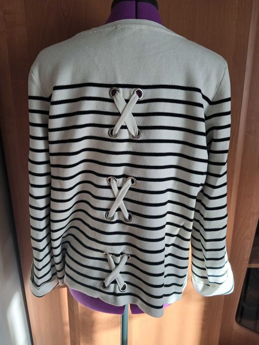 Marynarski sweter