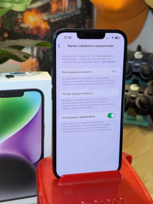 iPhone 14 128gb Midnight 86% АКБ. Стан 9.5/10