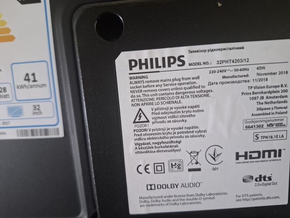 Tv samsung 32 cali  dvb-t pilot