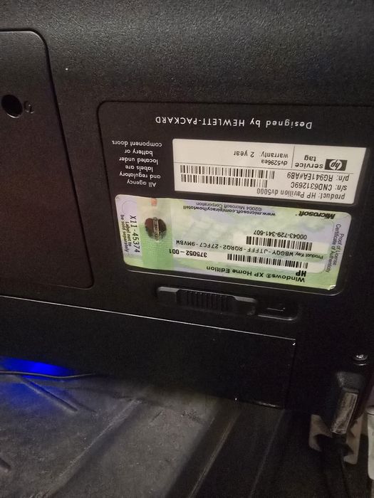 Portátil HP DV5000 com windows 7 com SSD 256GB