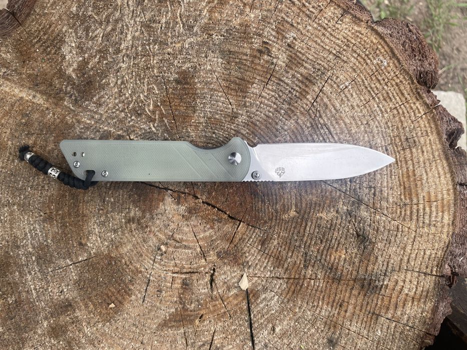 QSP parrot g10 jade nóż skladany