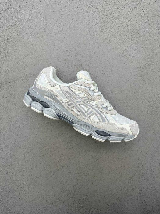 ‼️ НОВІ Кросівки ASICS Gel-NYC Cream Cloud Grey