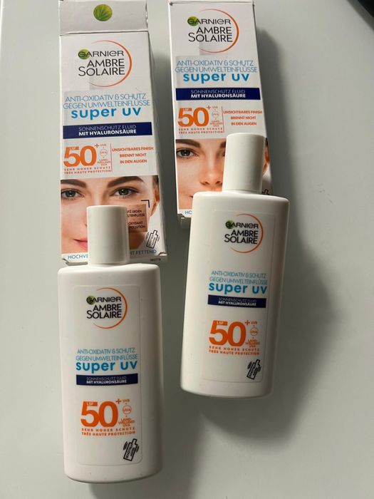 *Novo* 2 x Garnier Ambre Solaire – Super UV SPF 50+
