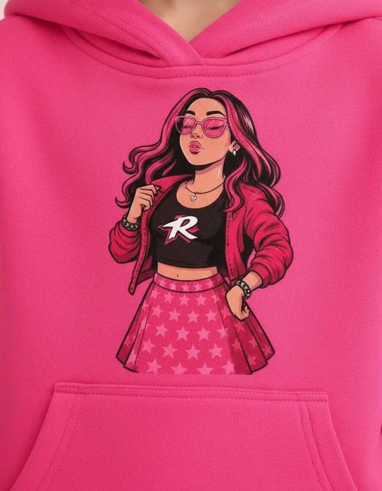 Moletom Infantil Emilly Vick Dos Rosa Entre 8, 10 e 12 Anos  PRONTA ENTREGA
