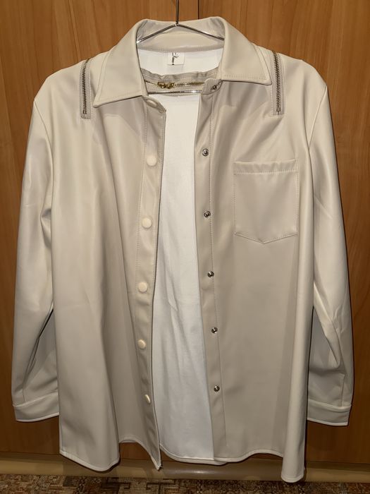 Жіноча рубашка еко шкіра