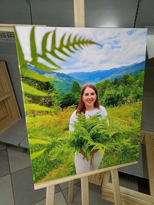 Друк фото на полотні. Печать фото на холсте.