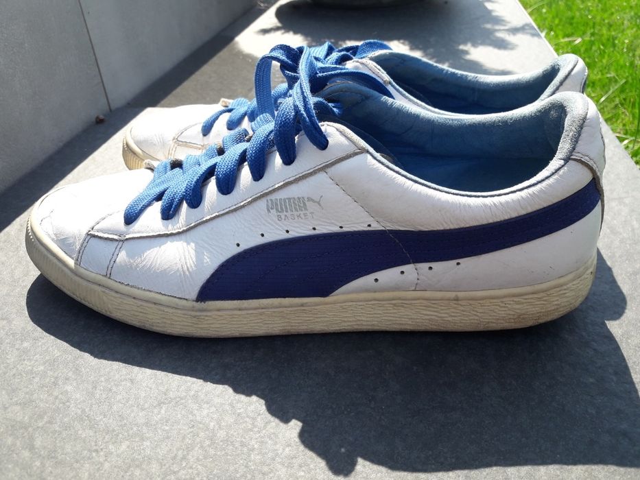 Buty puma basket białe 44,5 / 11 / 29cm