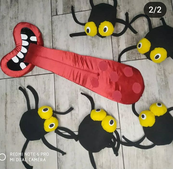 Ігровий реквізит Язик та Павуки
маска та павуки
маска та павуки