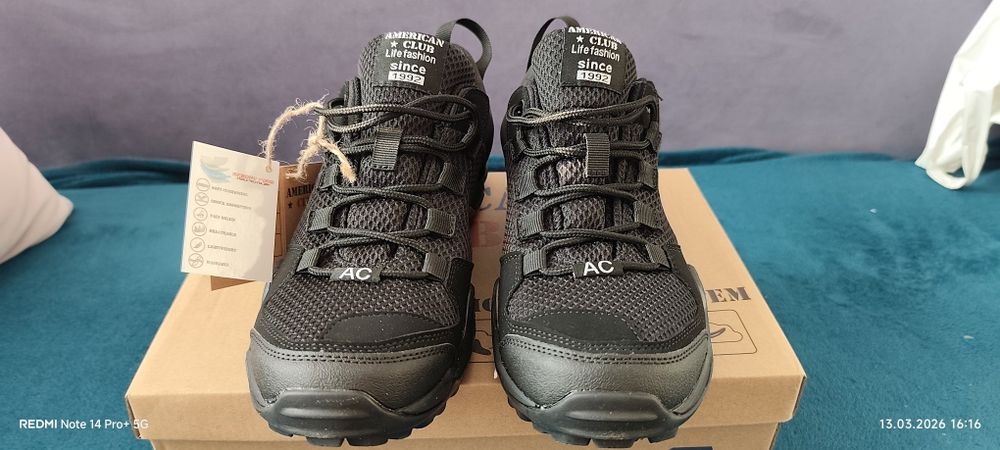 Buty męskie American Club membrana Softshell-roz.43.