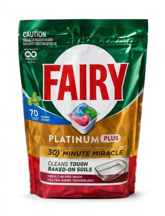 Таблетки для посудомийної машини Fairy Platinum Plus 70 шт