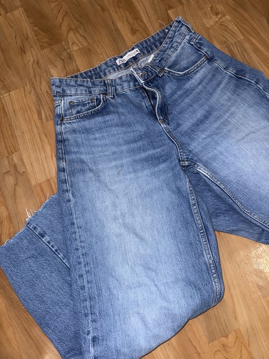 Джинси zara жіночі ідеальний стан мом широкі