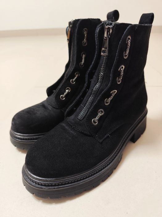 Botas pretas em camurça - Seaside (Novas - Tam. 38)