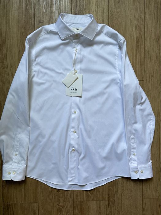 Biała koszula męska Zara Man Sartorial – rozmiar XL / 44 – nowa z metką