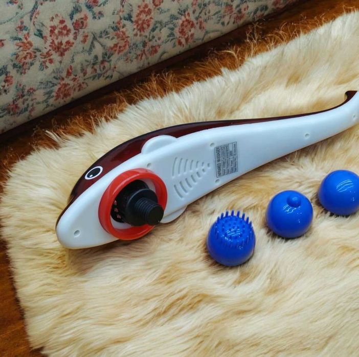 Массажер для м'язів массажер для всего тела дельфин с насадками