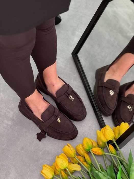 Лофери натуральна замша