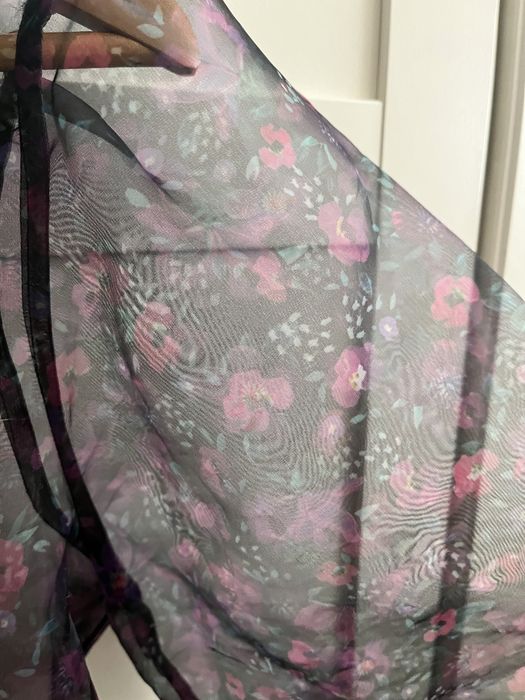 Camisola transparente roxa L da Pull&Bear