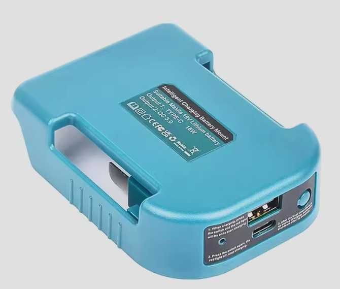Adapter USB, USB-C do akumulatora Makita 18v