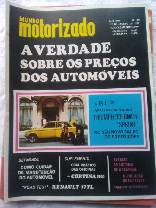 Revistas antigas Mundo Motorizado - Portes grátis