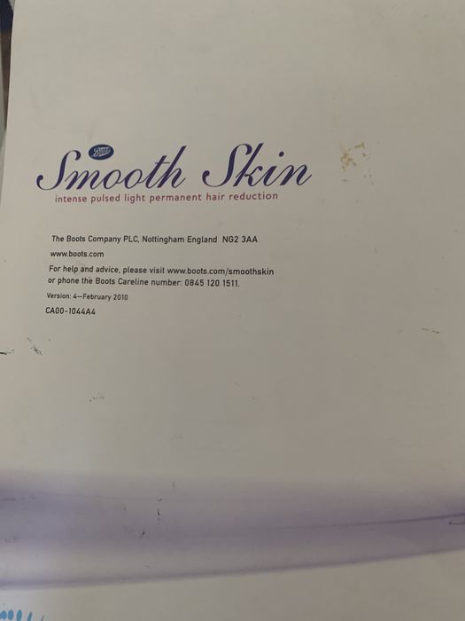 Лазерный Фотоэпилятор Boots Smooth Skin iPULSE England
