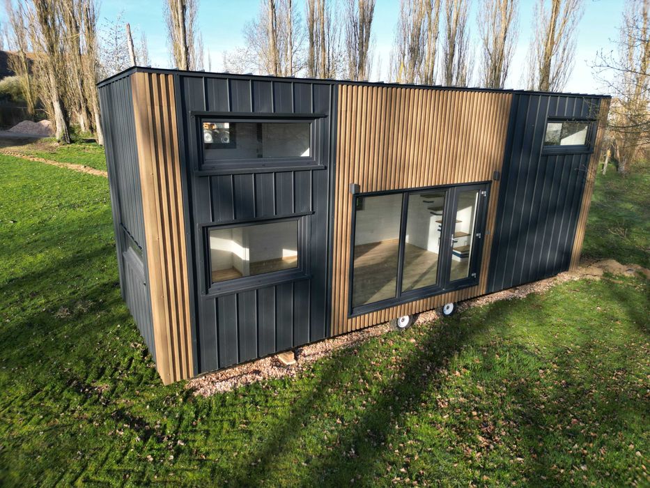 TINY HOUSE DOMEK Mobilny 350X1000 z półpiętrem