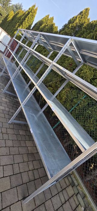 Regały magazynowe z demontażu 60gł x 127 x200cm ocynkowany używane