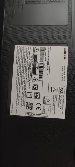 На запчасти Самсунг GQ55Q60TGUXZG
