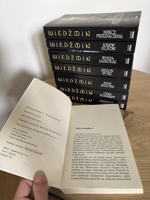 Wiedźmin Andrzej Sapkowski – komplet książek