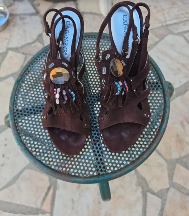 Sandalias da salto alto