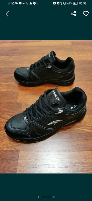 Sportowe Buty Męskie Lekkie Wygodne Czarne