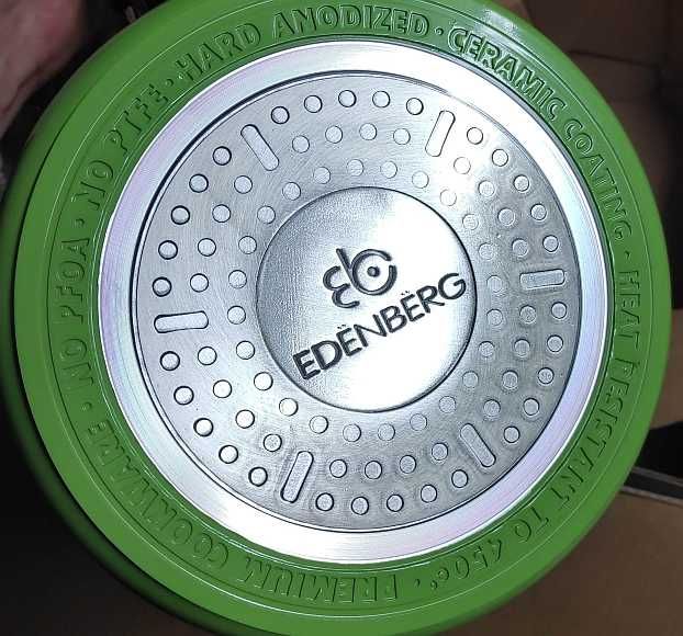 Komplet garnki z powłoką ceramiczną 7el zielone