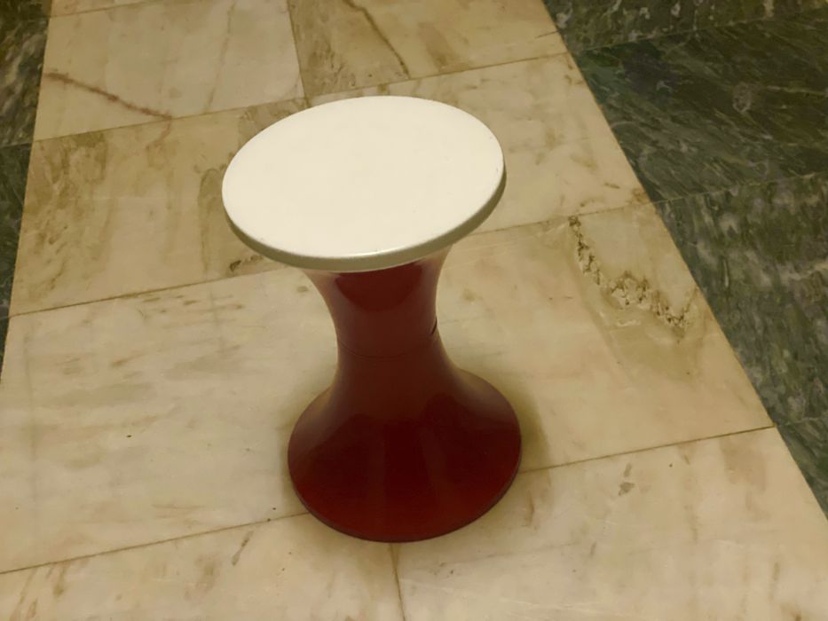Tam Tam Banco Stool Space Age Red Retro Vintage Mid Century Design