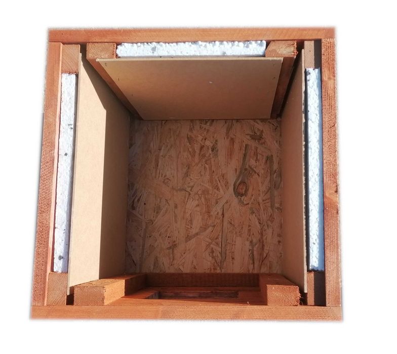 Buda domek dla kota ocieplana buda dla kota z kurtyną