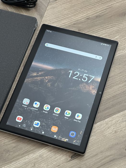 Nowy tablet 10,1” Android 128 GB – pełen zestaw