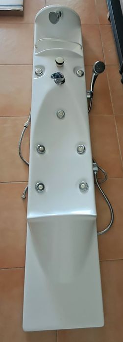 Base de duche e coluna de duche hidromassagem